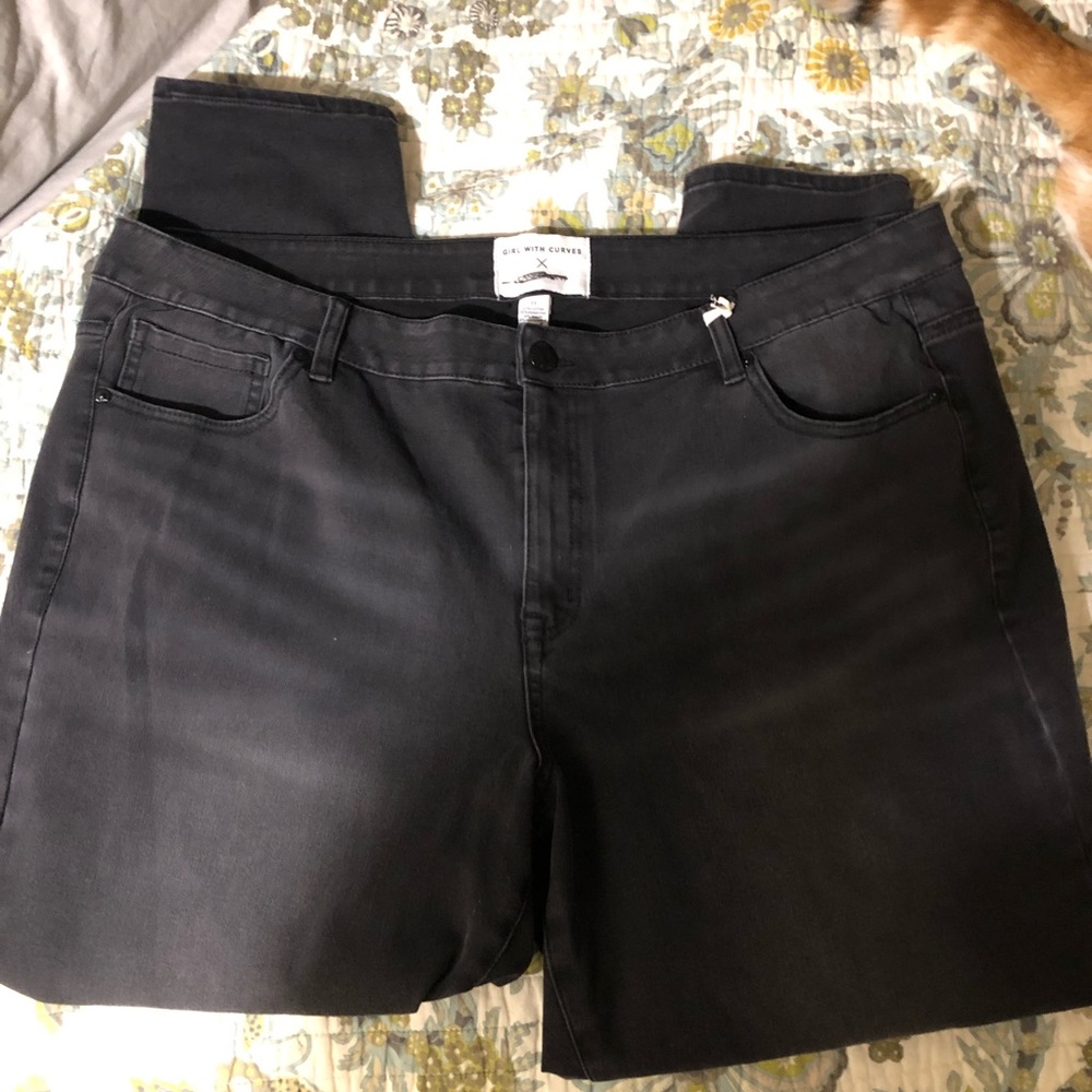 Lane Bryant X Girl With Curves Black Denim Jeans